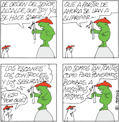 Los infiltrados, y no los “indignados”, provocan la violencia. Los infiltrados, y no los “indignados”, provocan la violencia.