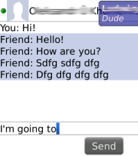 Chat de Facebook para BlackBerry Chat de Facebook para BlackBerry