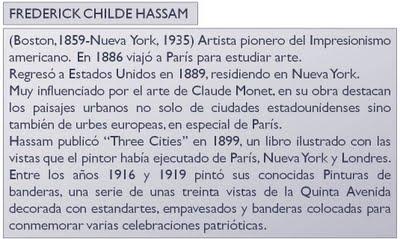 PASEO URBANO CON WALT WHITMAN Y FREDERICK CHILDE HASSAM PASEO URBANO CON WALT WHITMAN Y FREDERICK CHILDE HASSAM