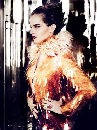 Emma Watson espectacular en portada de Vogue julio 2011. Behind The Scenes