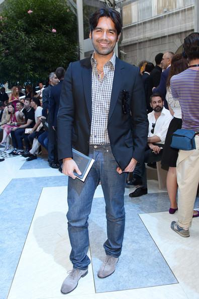 Brian Atwood attends the Versace fashion show on June 20, 2011 in Milan, Italy.