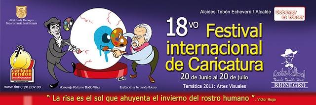 Programación oficial del 18º Festival Internacional e caricatura “Ricardo Rendón”‏