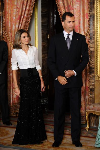 PREMIOS 'YO DONA' 2011 Princess Letizia Prince Felipe and Princess Letizia of Spain receive Costa Rica President on September 10, 2008 at the Royal Palace in Madrid, Spain.