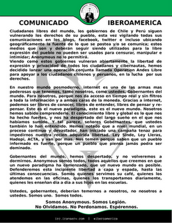 Monitoreo de redes sociales por los gobiernos de Chile y Perú Monitoreo de redes sociales por los gobiernos de Chile y Perú