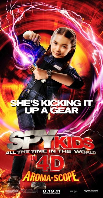 SK4_GIRL Spy Kids: All the time in the world se podrá oler
