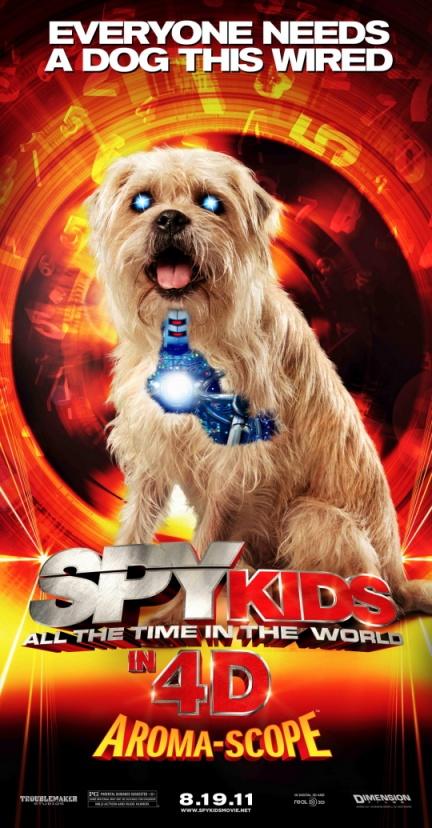 SK4_DOG Spy Kids: All the time in the world se podrá oler
