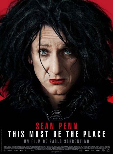 Póster de 'This Must Be The Place', con un maquillado Sean Penn