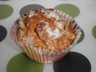 Muffins de leche condensada con nuez Muffins de leche condensada con nuez