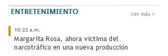 Margarita Rosa victima del narco 2 La importancia de titular con claridad