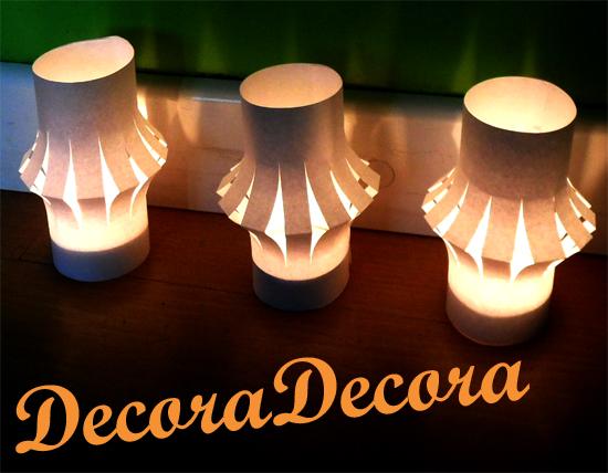 Cómo hacer linternas de papel. linternas manualidades