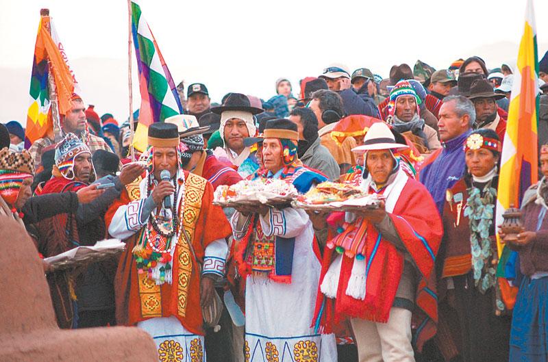 ofrenda a la pachamama