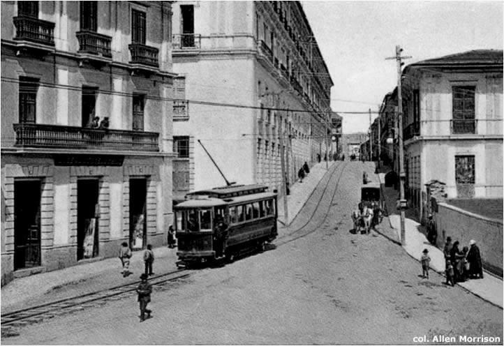 Tranvia en la Calle comercio