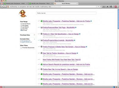 RecallMonkey, te ayuda en la búsqueda por el historial de Firefox RecallMonkey, te ayuda en la búsqueda por el historial de Firefox