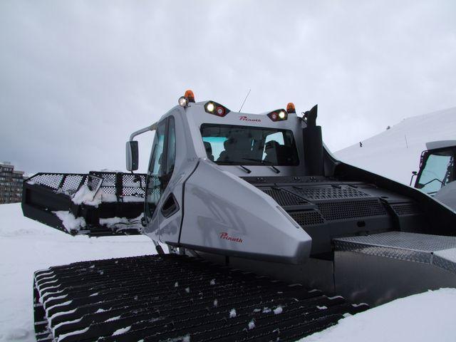 Pedazo de máquina que ha presentado Prinoth para pisar las pistas