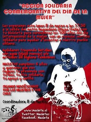 8 Marzo, ACCIÓN SOLIDARIA + DÍA DE LA MUJER 8 Marzo, ACCIÓN SOLIDARIA + DÍA DE LA MUJER