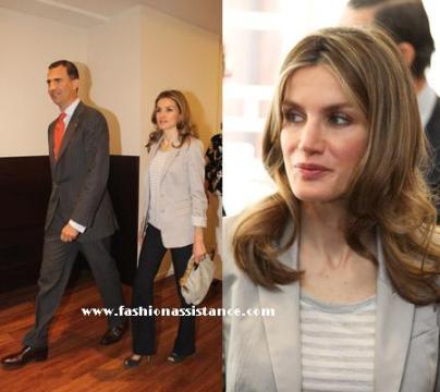 Los Príncipes inaguran el Instituto Cervantes de Hamburgo. El look de Dña. Letizia