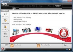 Nero BurnLite 10 Nero BurnLite 10