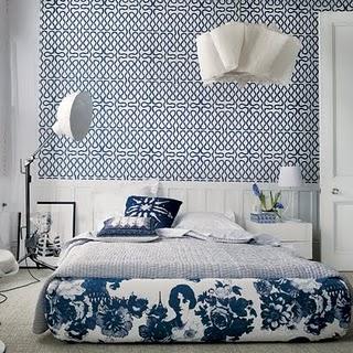 Azul y blanco, una decoración elegante y veraniega. Azul y blanco, una decoración elegante y veraniega.