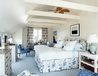 Azul y blanco, una decoración elegante y veraniega. Azul y blanco, una decoración elegante y veraniega.