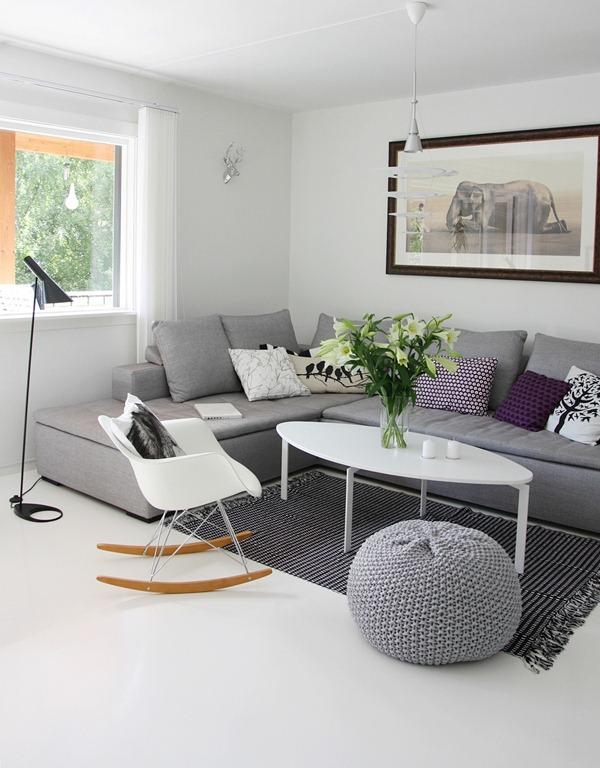 Sofa Gris = Salón Acogedor Sofa Gris = Salón Acogedor