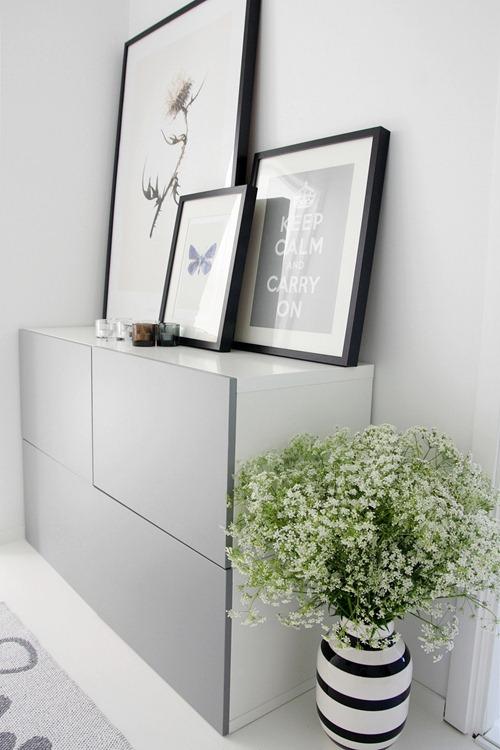 Ikea Hack: Pintar las puertas besta de color gris mate