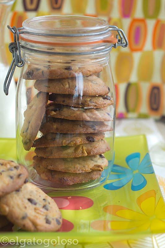 Galletas de choco-maní Galletas de choco-maní