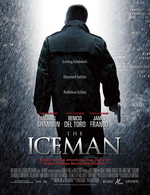 Póster de 'The Iceman', con Michael Shannon, James Franco y Benicio Del Toro