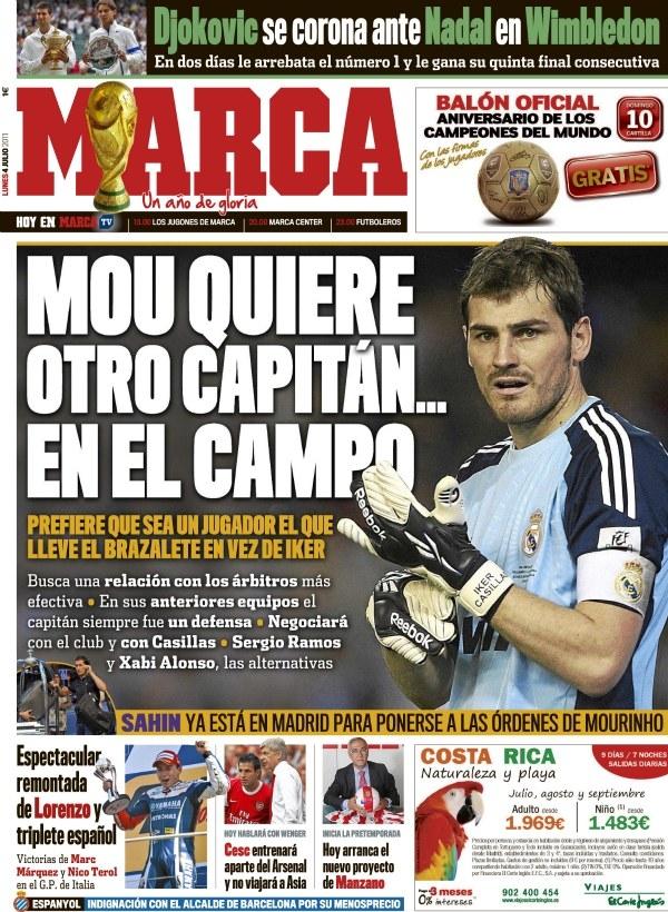 Diario Deportivo Marca 27 julio.2011