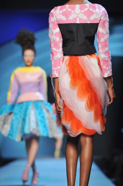 A model walks the runway during the Christian Dior Haute Couture Fall/Winter 2011/2012 show as part of Paris Fashion Week at Musee Rodin on July 4, 2011 in Paris, France.