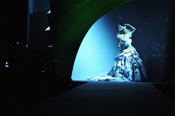 A model walks the runway during the Christian Dior Haute Couture Fall/Winter 2011/2012 show as part of Paris Fashion Week at Musee Rodin on July 4, 2011 in Paris, France.