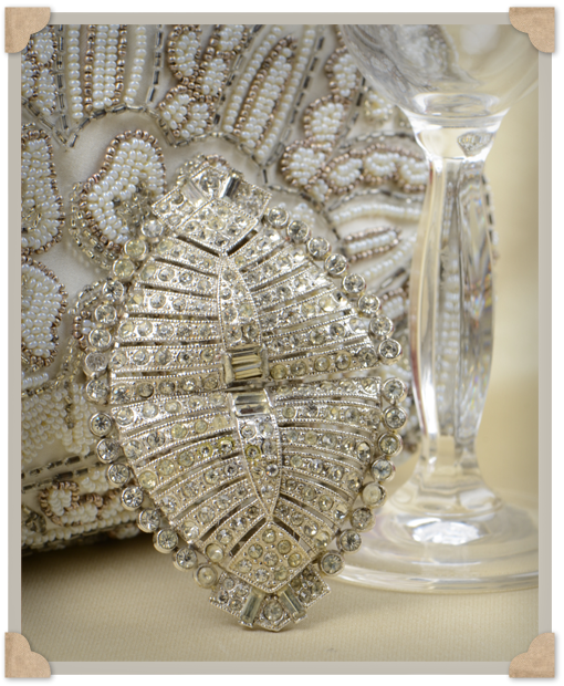 Doble clip Broche doble clip de Coro, años 30s