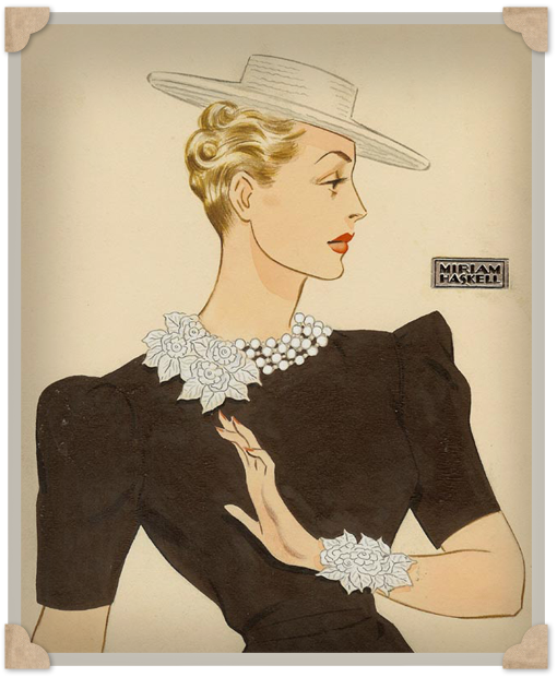 Una tiara de 1930 diseñada por Miriam Haskell
