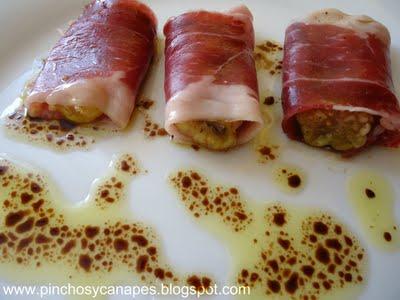 ENTRANTE DE HIGOS CON JAMÓN ENTRANTE DE HIGOS CON JAMÓN