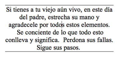 EL DÍA DEL PADRE - Reflexión importante!