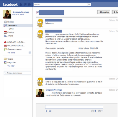 El ciberdespido del gerente de Tussam El ciberdespido del gerente de Tussam