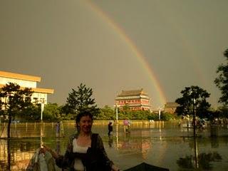 Arco iris en Tiananmen (viaje sentimental)