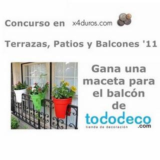 La terraza de Adriana: Concurso Terrazas, Patios y Balcones'11