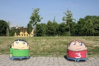 Pao en el Walls of Fame de Milán Pao en el Walls of Fame de Milán