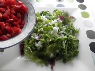 Ensalada de pollo crujiente al Pedro Ximénez Ensalada de pollo crujiente al Pedro Ximénez