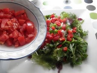 Ensalada de pollo crujiente al Pedro Ximénez Ensalada de pollo crujiente al Pedro Ximénez