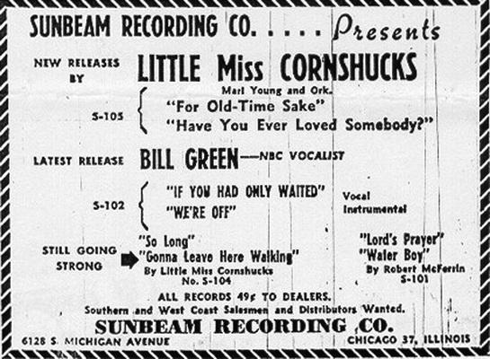 sunbeamad Little Miss Cornshucks