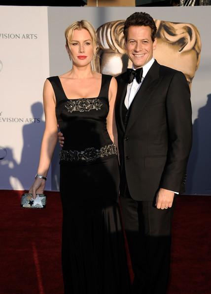 Alice Evans (L) and actor Ioan Gruffudd arrive at the BAFTA Brits To Watch event held at the Belasco Theatre on July 9, 2011 in Los Angeles, California.