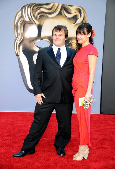 Actor Jack Black (L) and Tanya Haden arrive at the BAFTA Brits To Watch event held at the Belasco Theatre on July 9, 2011 in Los Angeles, California.
