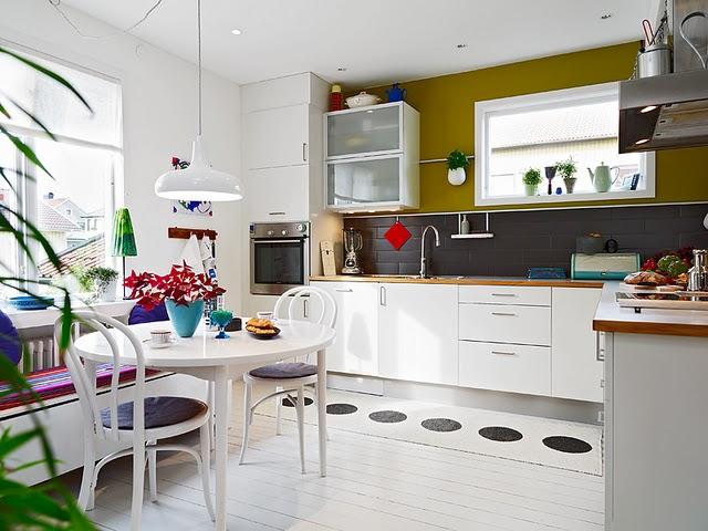 Blanco nórdico: sí pero salpicado de color! Blanco nórdico: sí pero salpicado de color!