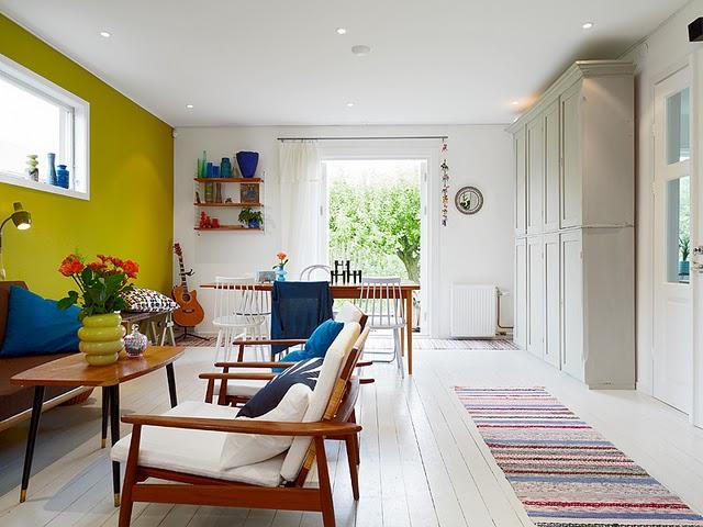 Blanco nórdico: sí pero salpicado de color! Blanco nórdico: sí pero salpicado de color!