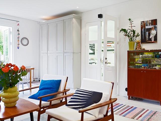 Blanco nórdico: sí pero salpicado de color! Blanco nórdico: sí pero salpicado de color!