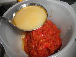 Sopa cremosa de marisco