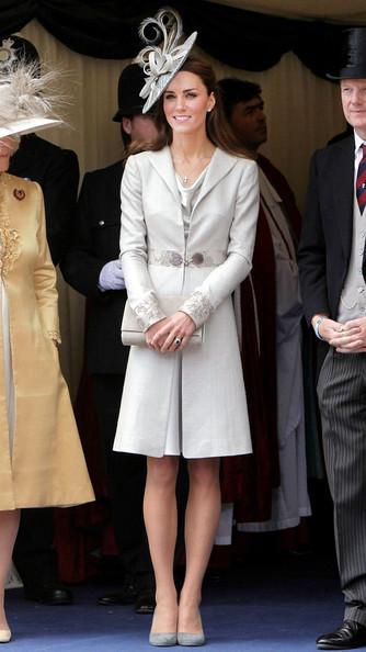 Kate Middleton The procession for the annual Order of the Garter Service at St George's Chapel, Windsor Castle. The Order of the Garter is the senior and oldest British Order of Chivalry, founded by Edward III in 1348. Membership in the order is limited to the sovereign, the Prince of Wales, and no more than twenty-four members.