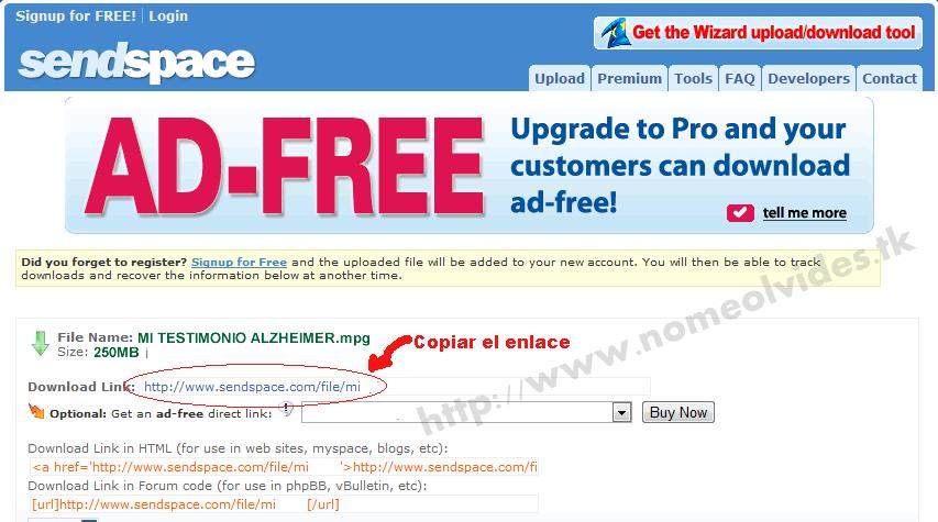 Tutorial subir videos y archivos a sendspace.com Tutorial subir videos y archivos a sendspace.com