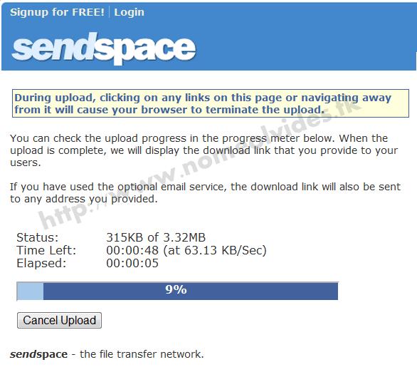 Tutorial subir videos y archivos a sendspace.com Tutorial subir videos y archivos a sendspace.com